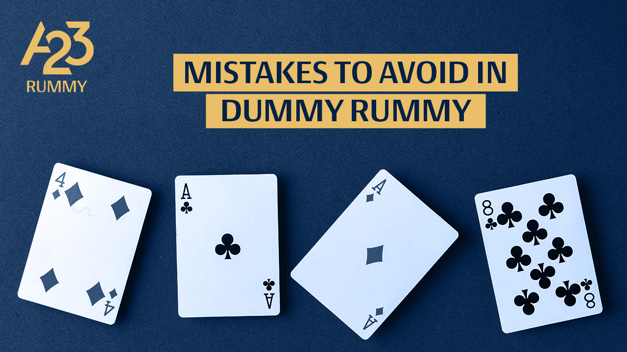 Common Mistakes to Avoid When Playing Dummy Rummy