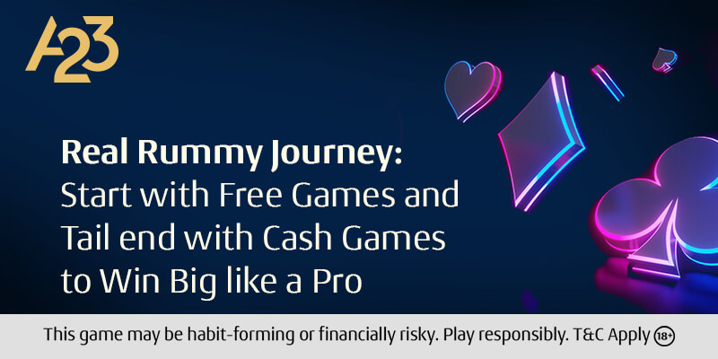 Real Rummy Journey: Start with Free Games and Tail End with Cash Games to Win Big like a Pro