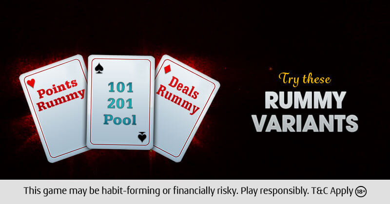 Try these Rummy Variants Online at A23 - A23