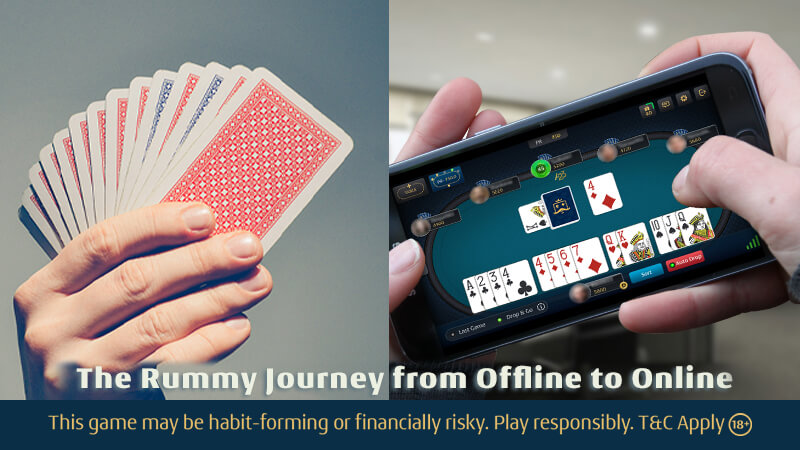 The Rummy Journey from Offline to Online on A23 - A23