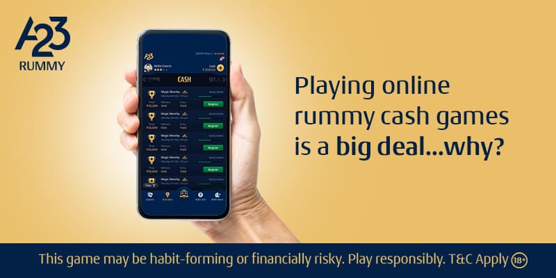 Playing Online Rummy Cash Games is a Big Deal...Why? - A23